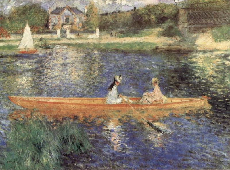 Pierre-Auguste Renoir The Senie at Asnieres oil painting image